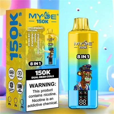 MYDE 8 dalam 1 150K Vape Pakai 150000 Puff